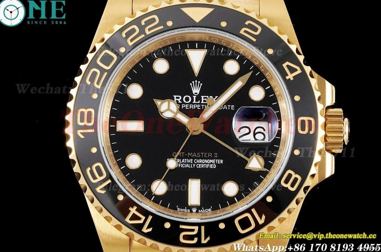 VR3285 126718 Master Jub GRNR APF Black YG YG Dial GMT II 0220